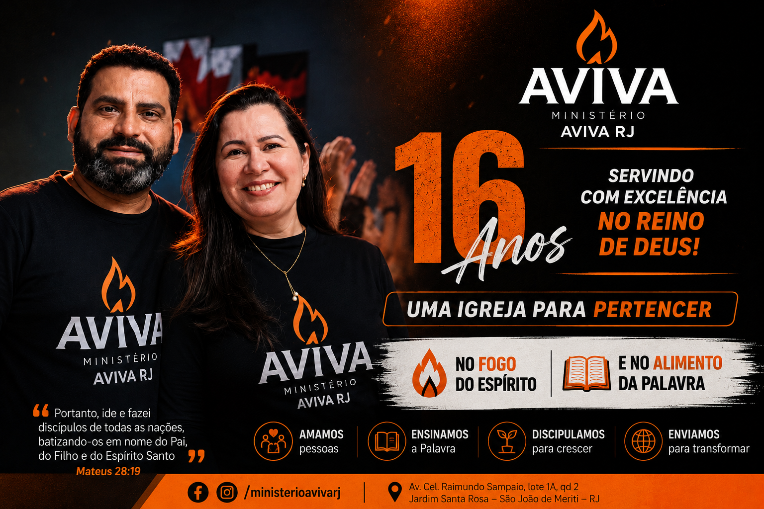 Ministério Aviva — 16 anos